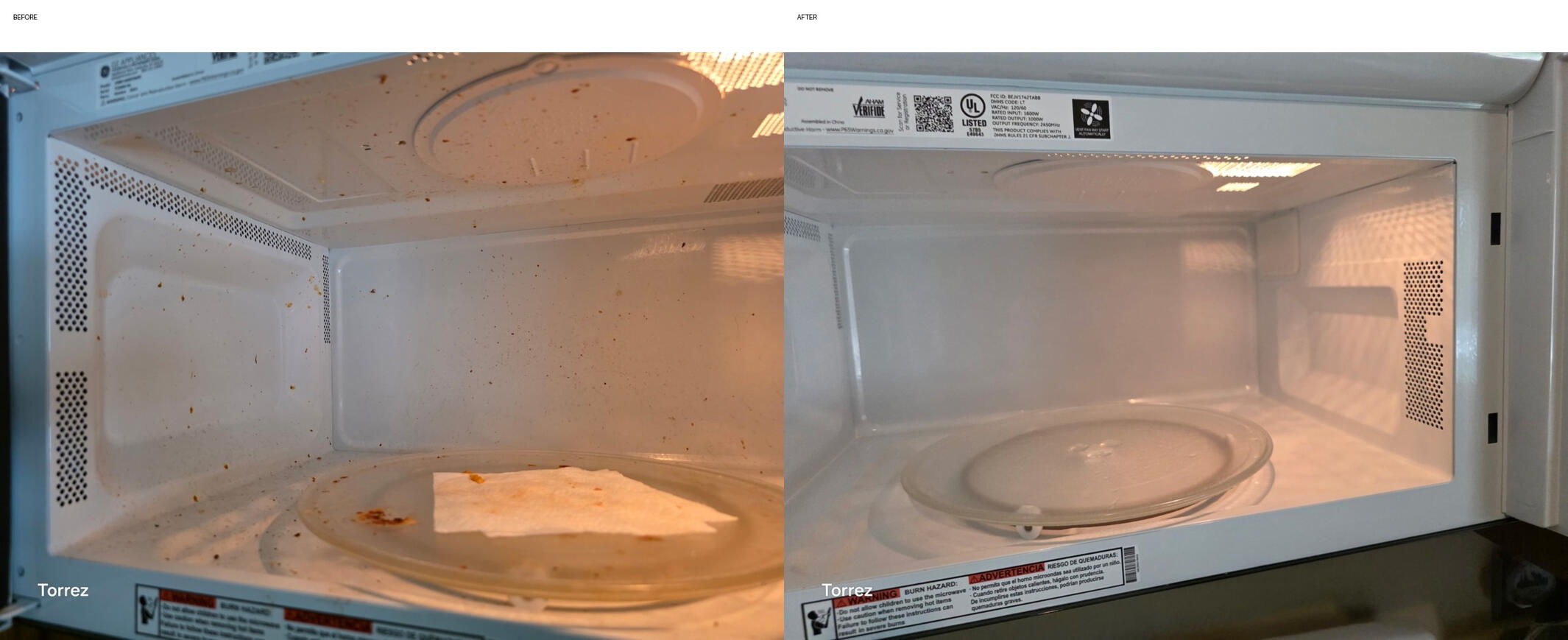 Before and after pictures